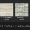 CHATEAU 2X4 BEVELED EDGE MOSAIC - Image 3